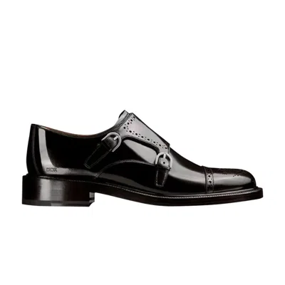 Pre-owned Dior Evidence Monk Polished Calfskin 'black' | Men's Size 40