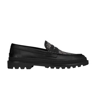 Pre-owned Dior Explorer Loafer ' Oblique - Beige Black' | Men's Size 40.5