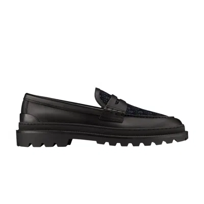 Pre-owned Dior Explorer Loafer ' Oblique - Black' | Men's Size 43