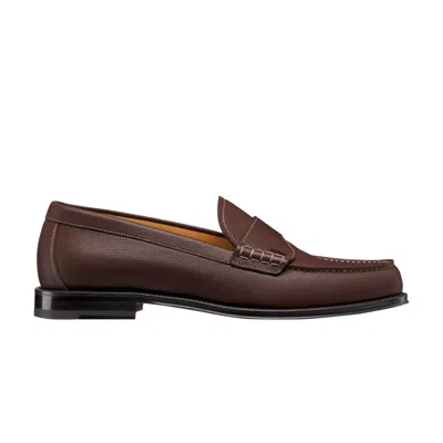 Pre-owned Dior Granville Loafer 'brown' | Men's Size 43.5
