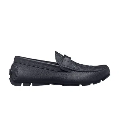 Pre-owned Dior Odéon Loafer 'black' | Blue | Men's Size 40