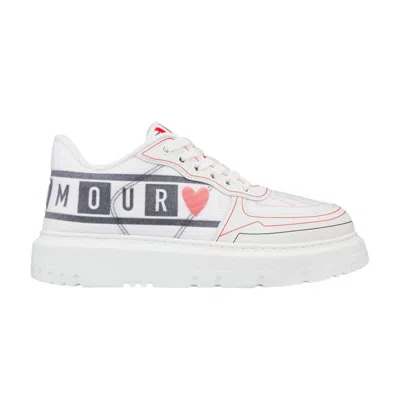 Pre-owned Dior Wmns Addict Sneaker 'amour D Chess Heart - White' | Women's Size 38.5