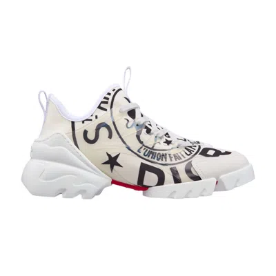 Pre-owned Dior Wmns D-connect 'union Print - Off White' | Cream | Women's Size 38
