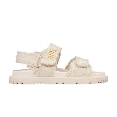 Pre-owned Dior Wmns Act Sandal 'ecru' | Cream | Women's Size 35.5 In White