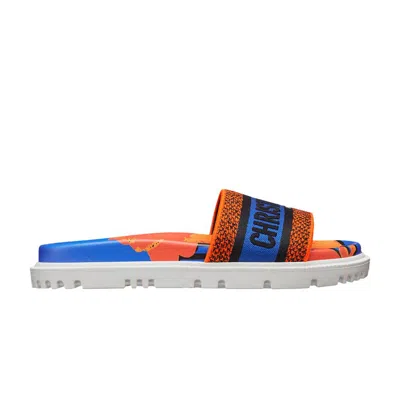 Pre-owned Dior Wmns Dway Slide 'd-flower Pop Em' | Multi-color | Women's Size 38