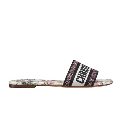 Pre-owned Dior Wmns Dway Slide 'plan De Paris Motif - White Pink' | Women's Size 36