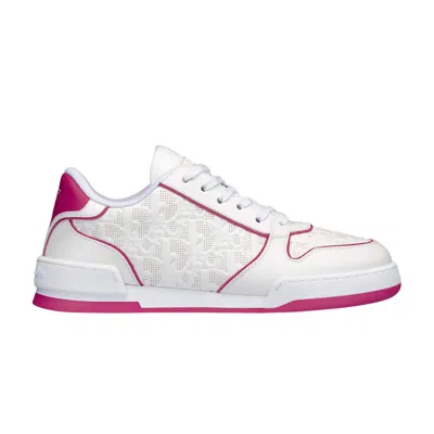 Pre-owned Dior Wmns One Sneaker 'white Fuchsia' | Women's Size 37