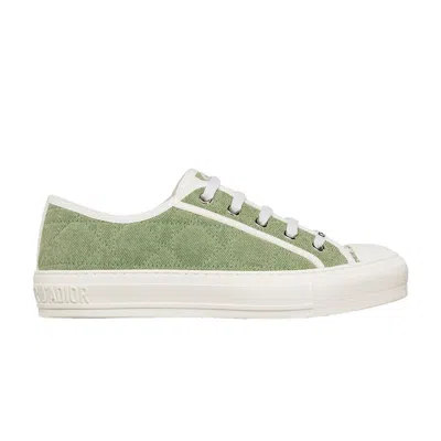 Pre-owned Dior Wmns Walk'n' 'faded Cannage Embroidered Pale Green' | Women's Size 6