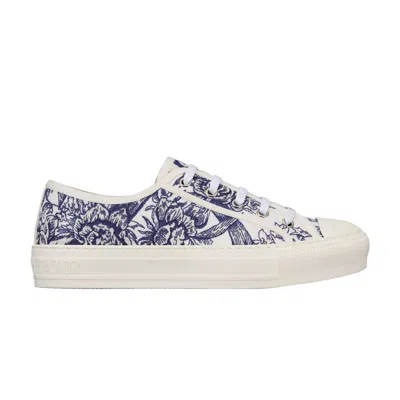Pre-owned Dior Wmns Walk'n' 'jardin D'hiver - White Blue' | Women's Size 37