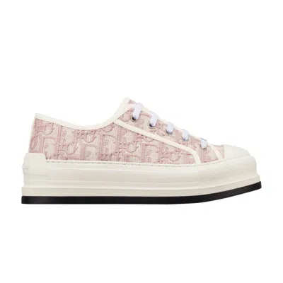 Pre-owned Dior Wmns Walk'n' Platform ' Oblique - Nude' | Cream | Women's Size 37.5