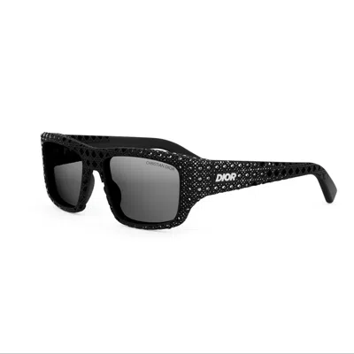 Dior 3d S3i Smoke Square Men's Sunglasses Dm4165is 05a 57 In Green