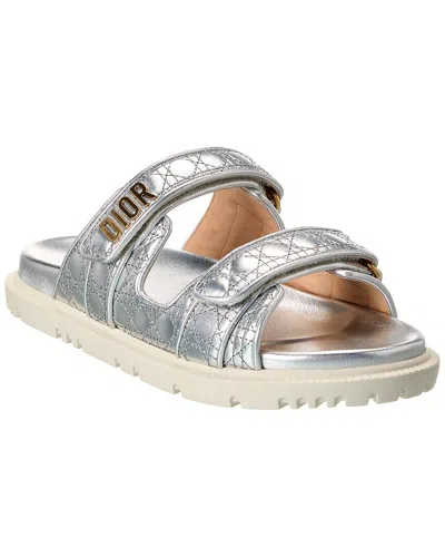 Dior Act Leather Sandal In Gray