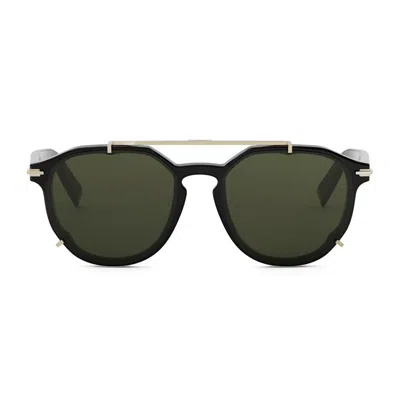 Dior Blacksuit Ri 10c0 Nero Lucido Sunglasses In Black