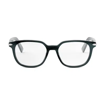 Dior Blacksuito S25i 2800 Blu Lucido Glasses In Green