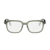 Dior Blacksuito S26i 6400 Verde Lucido Glasses In Green