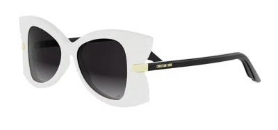Dior Butterfly S1i Smoke Gradient Butterfly Ladies Sunglasses Cd402271 25b 51 In Multi