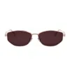 Dior Cannage B1u Metal Sunglasses In Oro