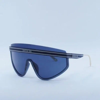 Pre-owned Dior Club M2u 31b0 Matte Navy Blue/blue 00--125 Sunglasses Authentic