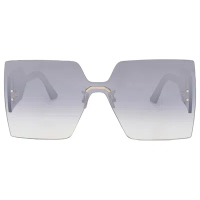 Dior Club M5u Grey Gradient Mirror Shield Ladies Sunglasses Cd40117u 10c 143 In ["grey","black"]