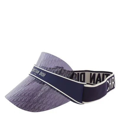 Dior Club V1u Blue Logo Visor Ladies Sunglasses Cd40041u V1u 00 In ["blue"]