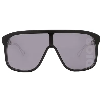 Dior Fast M1i Smoke Mirror Shield Unisex Sunglasses Dm40102i-y 01c 136 In Gray