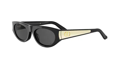 Dior Glow B21 Smoke Oval Ladies Sunglasses Cd40225i 01a 54