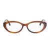 Dior Glowo B1i 2500 Havana Chiaro Glasses In Brown