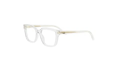 Dior Glowo S1f Demo Square Ladies Eyeglasses Cd50128f 026 51 In White