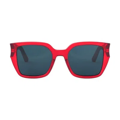 Dior Glows1i35b0 Square Full Rim Sunglasses In Gray