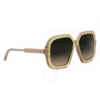 Dior Full Frame Sunglasses In Yellow