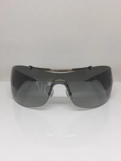 Pre-owned Dior Diorito 2 Sunglasses Shield Wraparound C. Antique Bronze Gradient Lens In Grey Gradient Shield