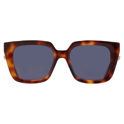 Dior Midnight S1i Blue Butterfly Ladies Sunglasses Cd40092i 53v 53 In Brown
