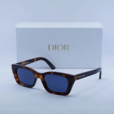 Pre-owned Dior Midnight S3i 26b0 Honey Havana/blue 52-19-140 Sunglasses