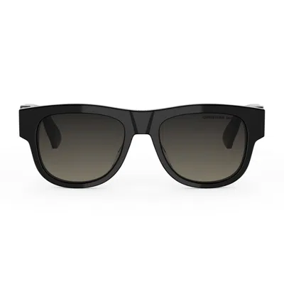 Dior Oblique S4i 10a0 Nero Sunglasses In Black