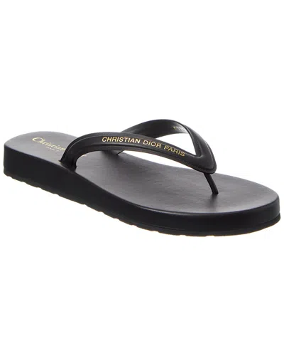 Dior Sea Leather Flip Flop
