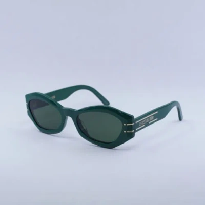 Pre-owned Dior Signature B1u 55c0 Shiny Green/green 55-20-135 Sunglasses