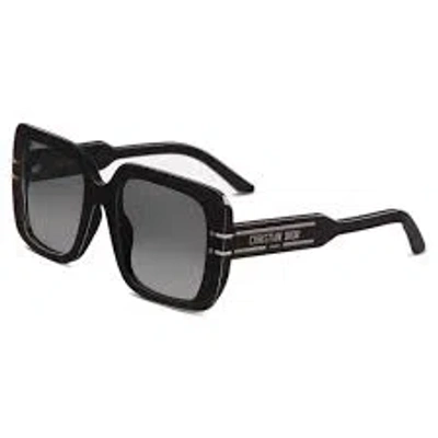 Dior Signature S11i Smoke Square Ladies Sunglasses Cd401711 71a 54 In Black