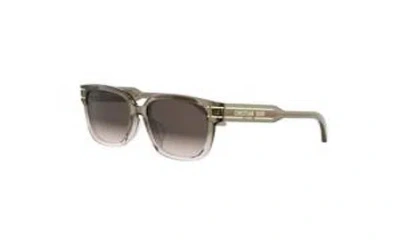 Dior Signature S7f Brown Gradient Square Ladies Sunglasses Cd40140f 95f 58