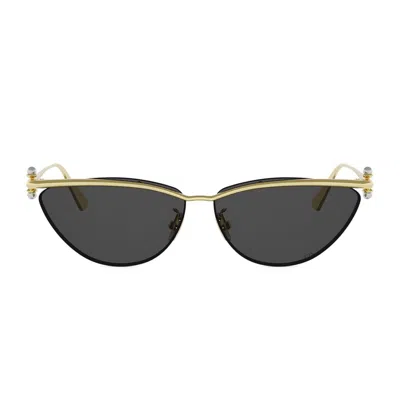 Dior Tribales B2u B0a0 Oro Sunglasses In Green