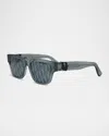 Dior Dm40153im Sunglasses In Blue/blue Mirrored Solid