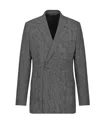 Dior Double-breasted Blazer In Black