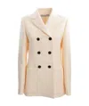 Dior Double-breasted Blazer In Nude