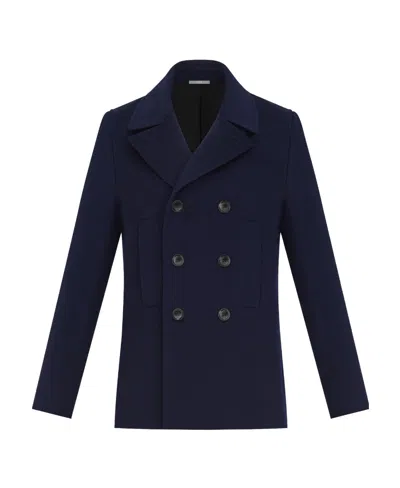 Dior Double-breasted Casual Coat In Black