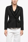 Dior Marlène Double-breasted Jacket In Black