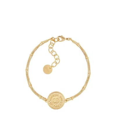 Dior Double Chain Bracelet In Metallic
