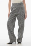 Dior Double-pleated Virgin Wool Pants With District Check Motif