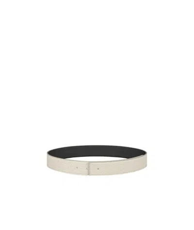 Dior Double-sided Belt In Beige