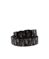 Dior Double-sided Belt In Black