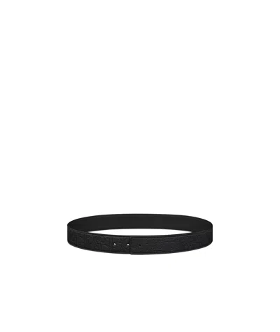 Dior Double-sided Belt In Black