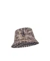 Dior Teddy-d Plan De Paris Reversible Small Brim Bucket Hat In Black